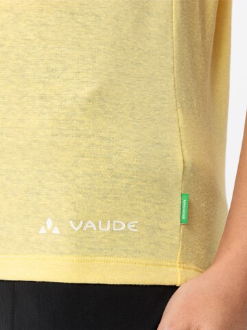 VAUDE Performance shirt 'Neyland' in Yellow