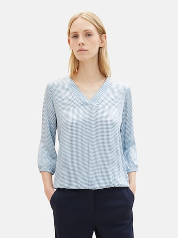 TOM TAILOR Bluse in Blau: predná strana