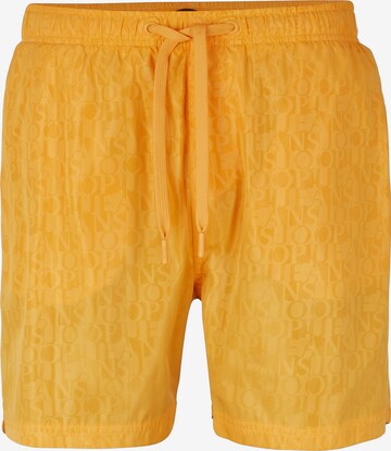 JOOP! Jeans Board Shorts 'Siesta Beach' in Yellow: front