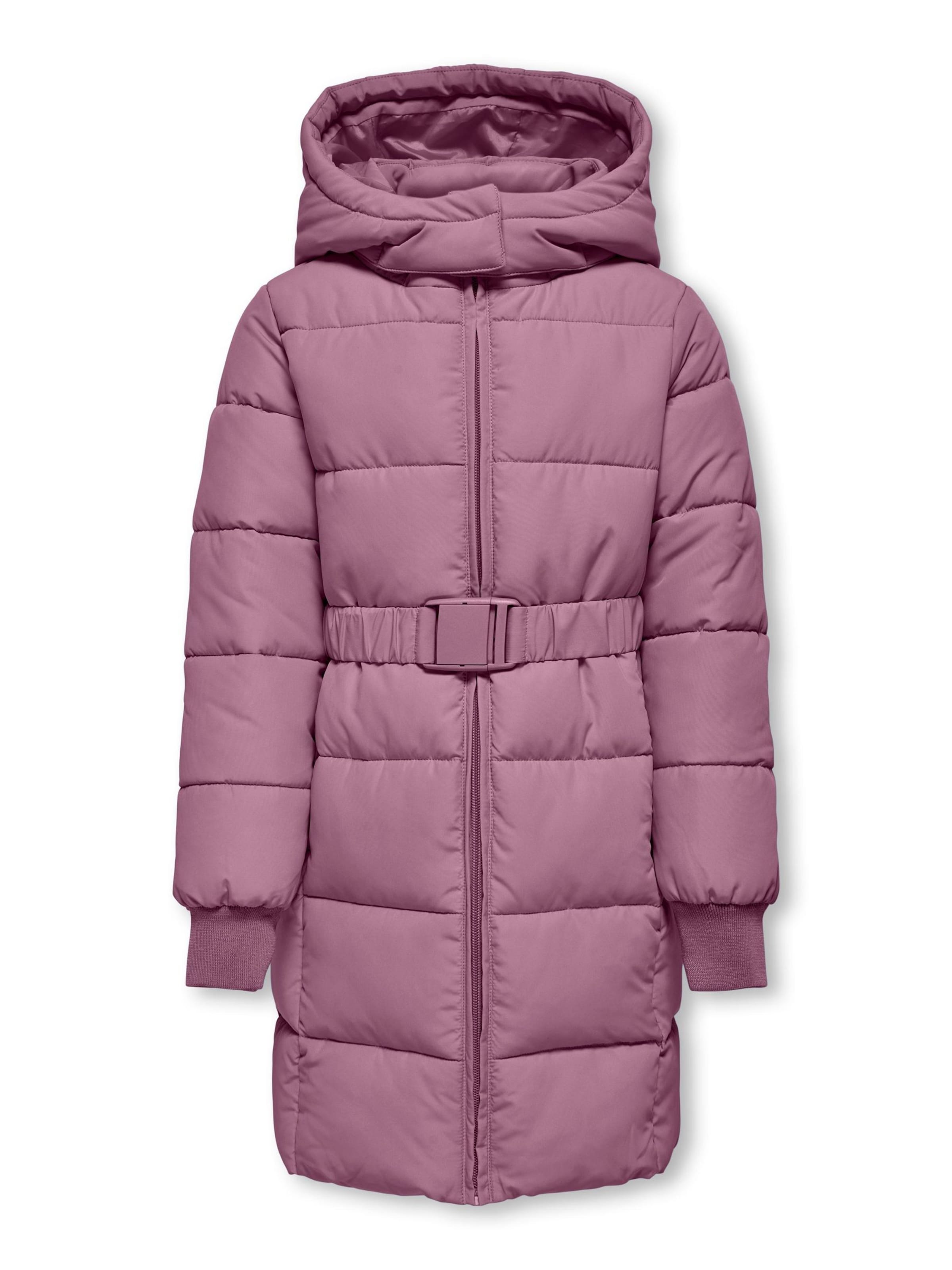 Veste d’hiver ONLY GIRLS en rose : devant