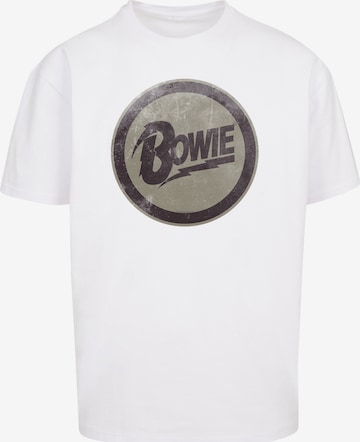 F4NT4STIC Shirt 'Rock Music Band' in Wit: voorkant