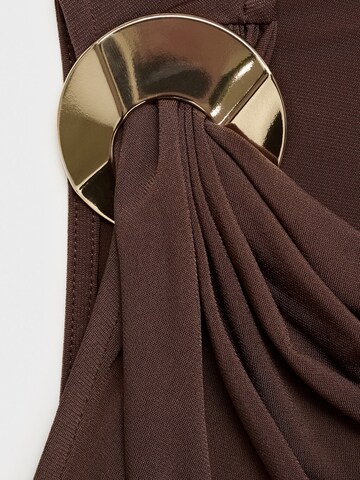 MANGO Top 'MILE' | rjava barva