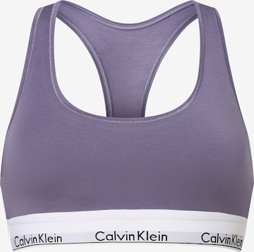 Calvin Klein Underwear Bralette Bra in Purple: front