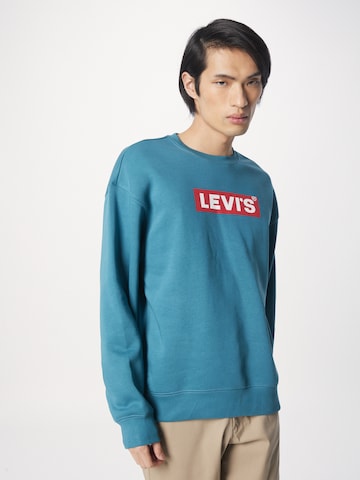 Sweat-shirt 'Relaxd Graphic Crew' LEVI'S ® en bleu : devant