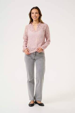 Chemisier 'CR Tiley' Cream en violet