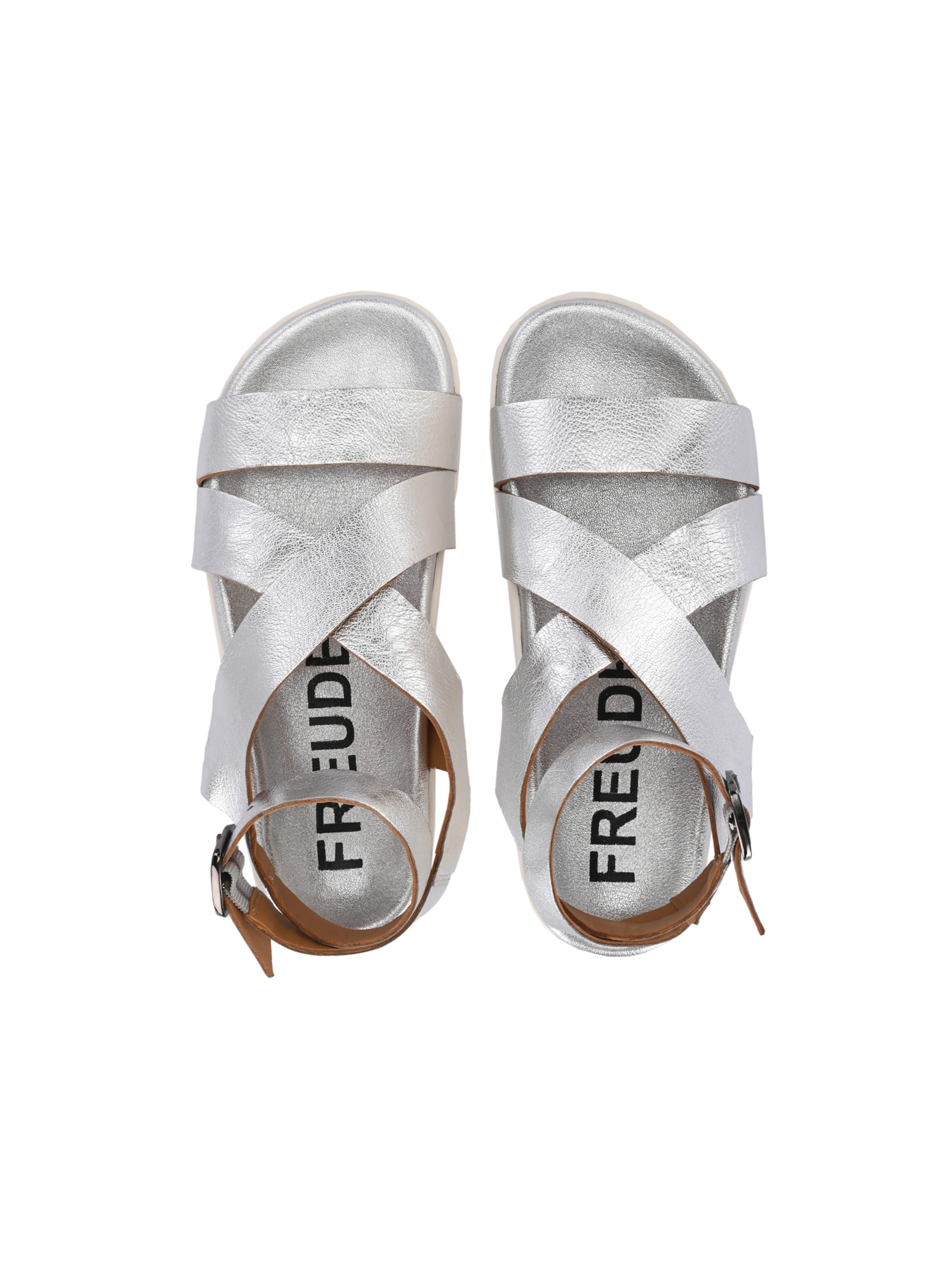 Sandales à lanières 'ALESSIA' FREUDE en argent