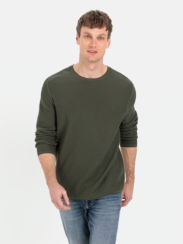 CAMEL ACTIVE Sweater in Green: front