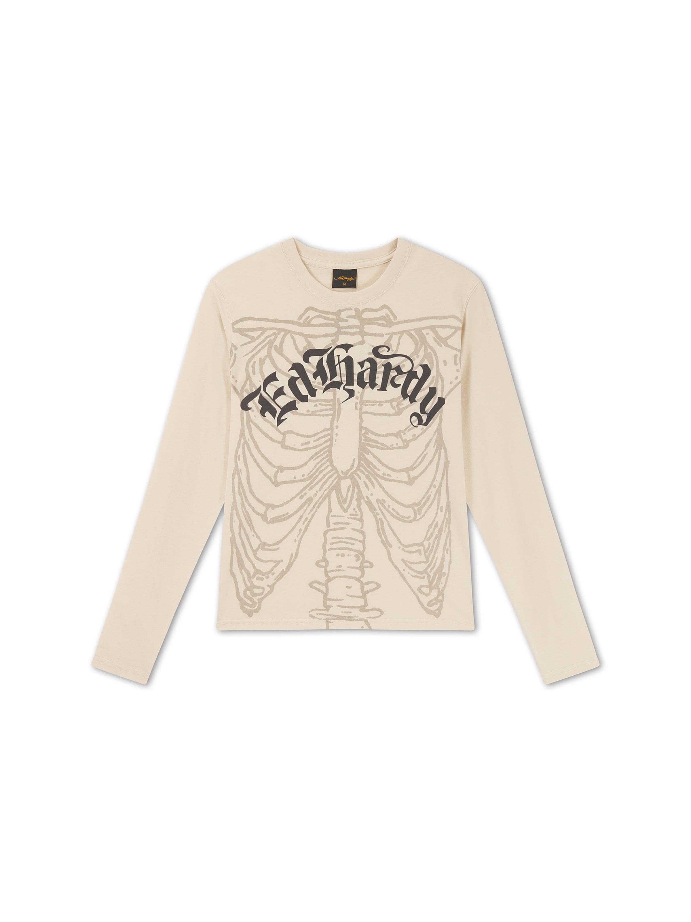 Ed Hardy Tričko – béžová: přední strana