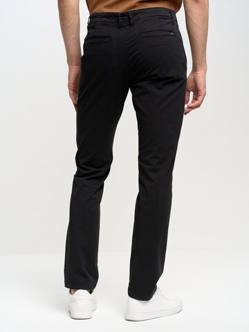 BIG STAR Tapered Chino Pants 'ERHAT' in Black