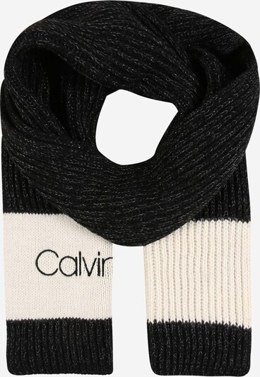 Fular Calvin Klein pe negru / alb, Vizualizare produs