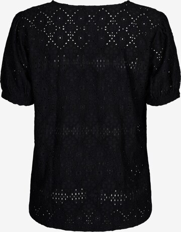 Zizzi Bluse 'CASISI' i sort: forside