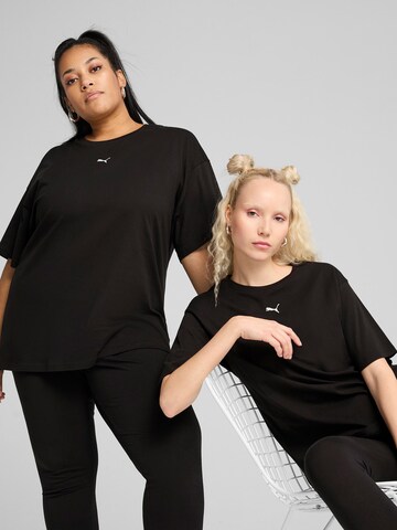 PUMA Функциональная футболка 'ESS' в Черный: спереди