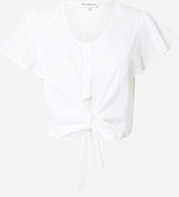 Bizance Paris Blouse 'ELLA' in White: front