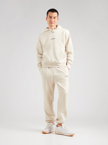 JACK & JONES Sweatsuit 'JJESOHO' in Beige: front
