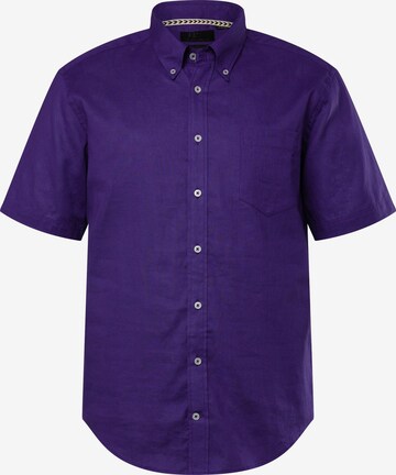 JP1880 Regular fit Button Up Shirt in Purple: front