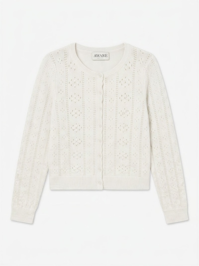 VERO MODA Gebreid vest 'VMRie' in M in de kleur Wit, Productweergave