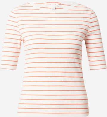 QS Shirt in Oranje: voorkant