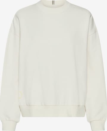 CAMEL ACTIVE Sweatshirt mit Backprint in Weiß: Vorderseite
