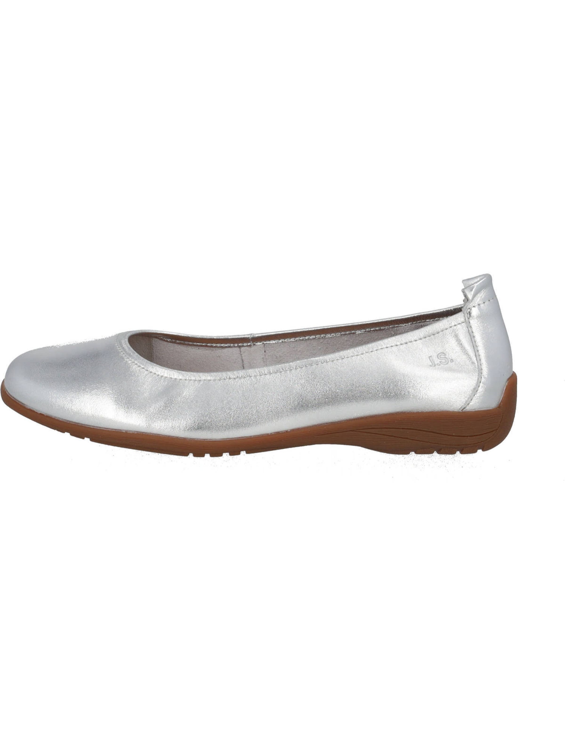 JOSEF SEIBEL Ballerina 'Fenja 01' in Silber: Vorderseite