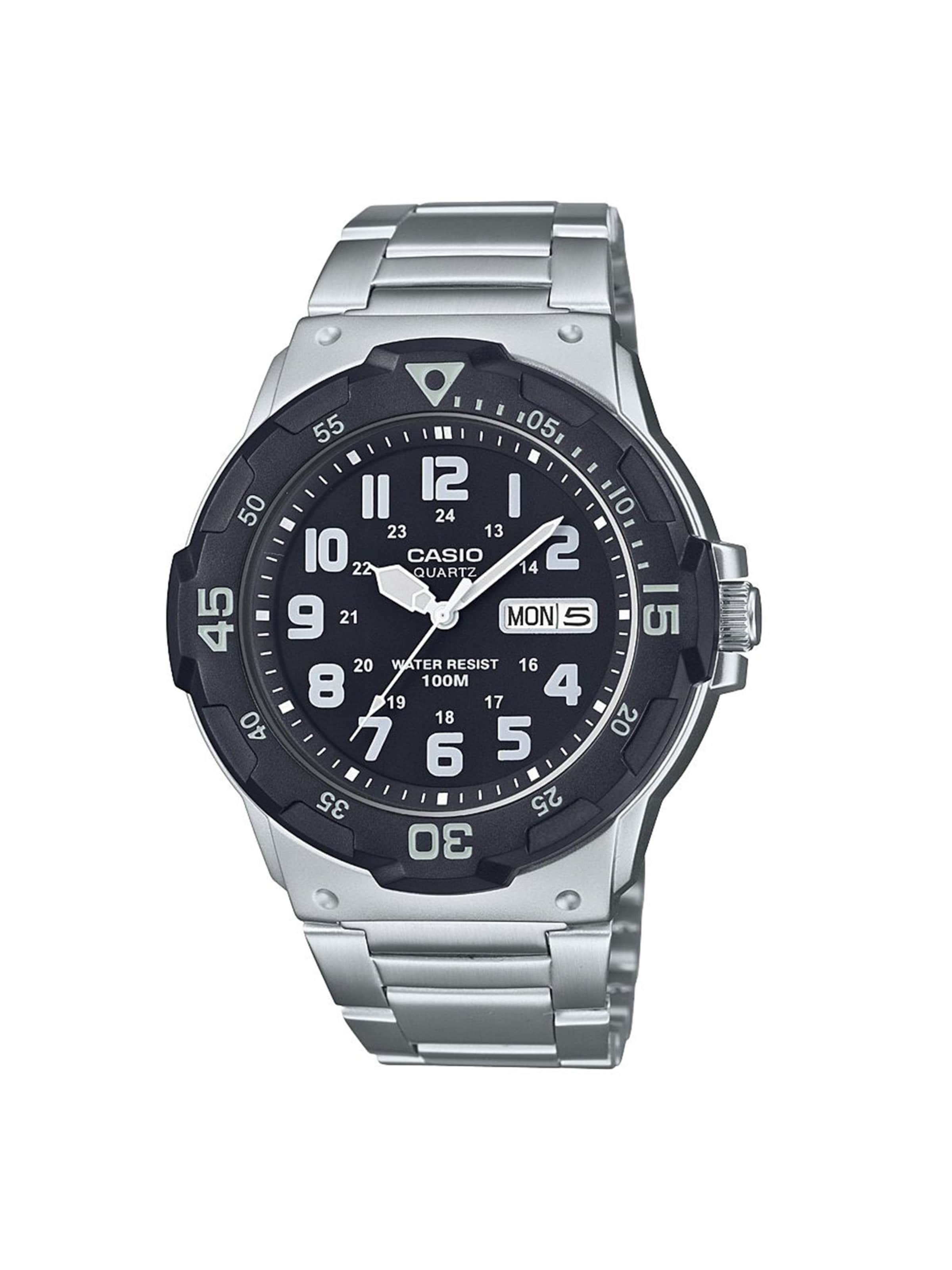 CASIO Analoog horloge in Zilver: voorkant