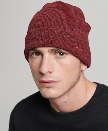 Bonnet Superdry en rouge