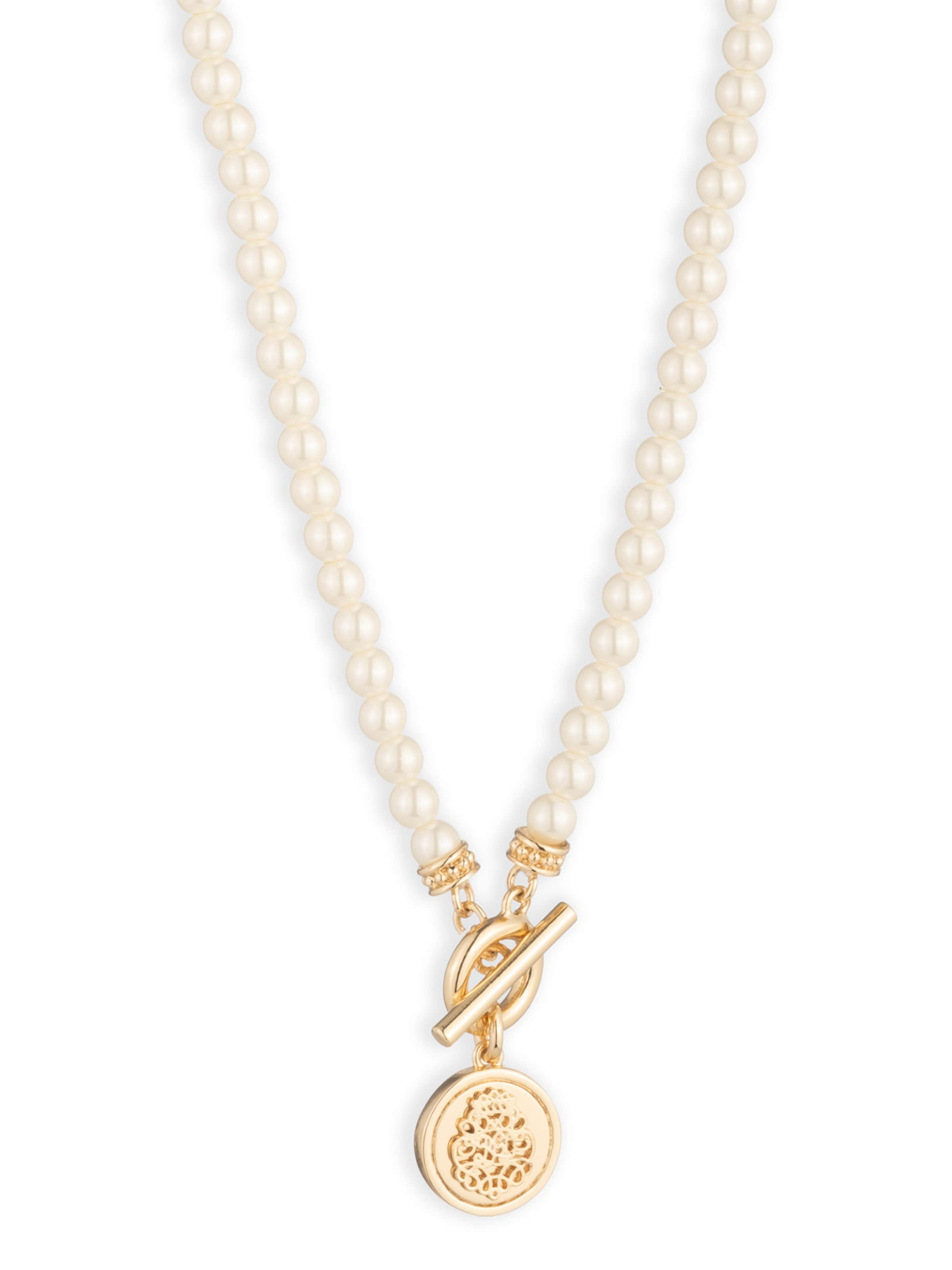 Collana di Lauren Ralph Lauren in oro: frontale