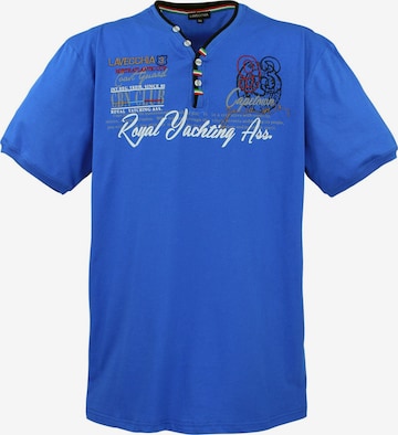 Lavecchia Shirt 'LV-608 Übergrößen' in Blauw: voorkant