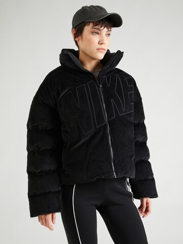 Nike Sportswear Winter Jacket 'ESSNTL PRIMA' in Black: front