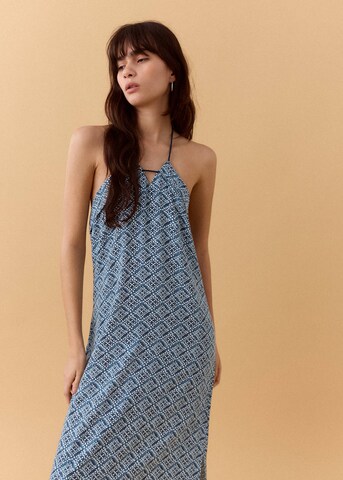 MANGO TEEN Summer Dress 'Ses' in Blue