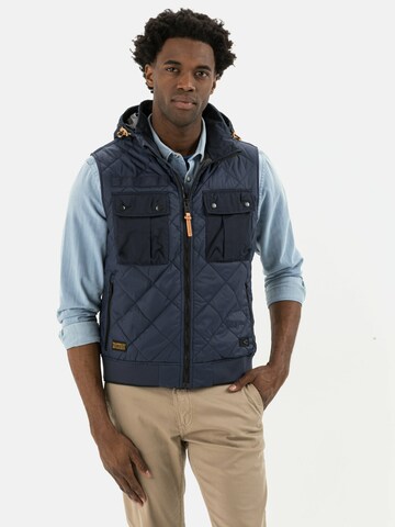 CAMEL ACTIVE Vest in Blue: front