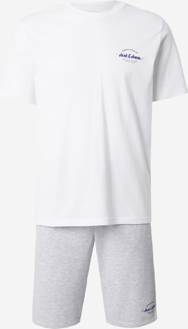 JACK & JONES Joggingová souprava 'JJBRANDON' – šedá: přední strana