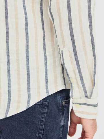 Casual Friday Regular fit Overhemd ' CFDYLAN striped ' in Beige