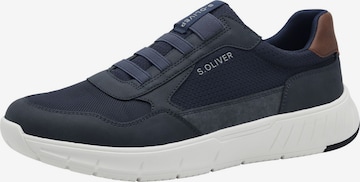 s.Oliver Slip-Ons in Blue: front