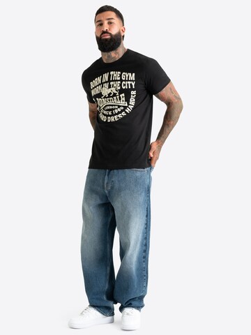 LONSDALE - Camiseta 'Cricklewood' en negro