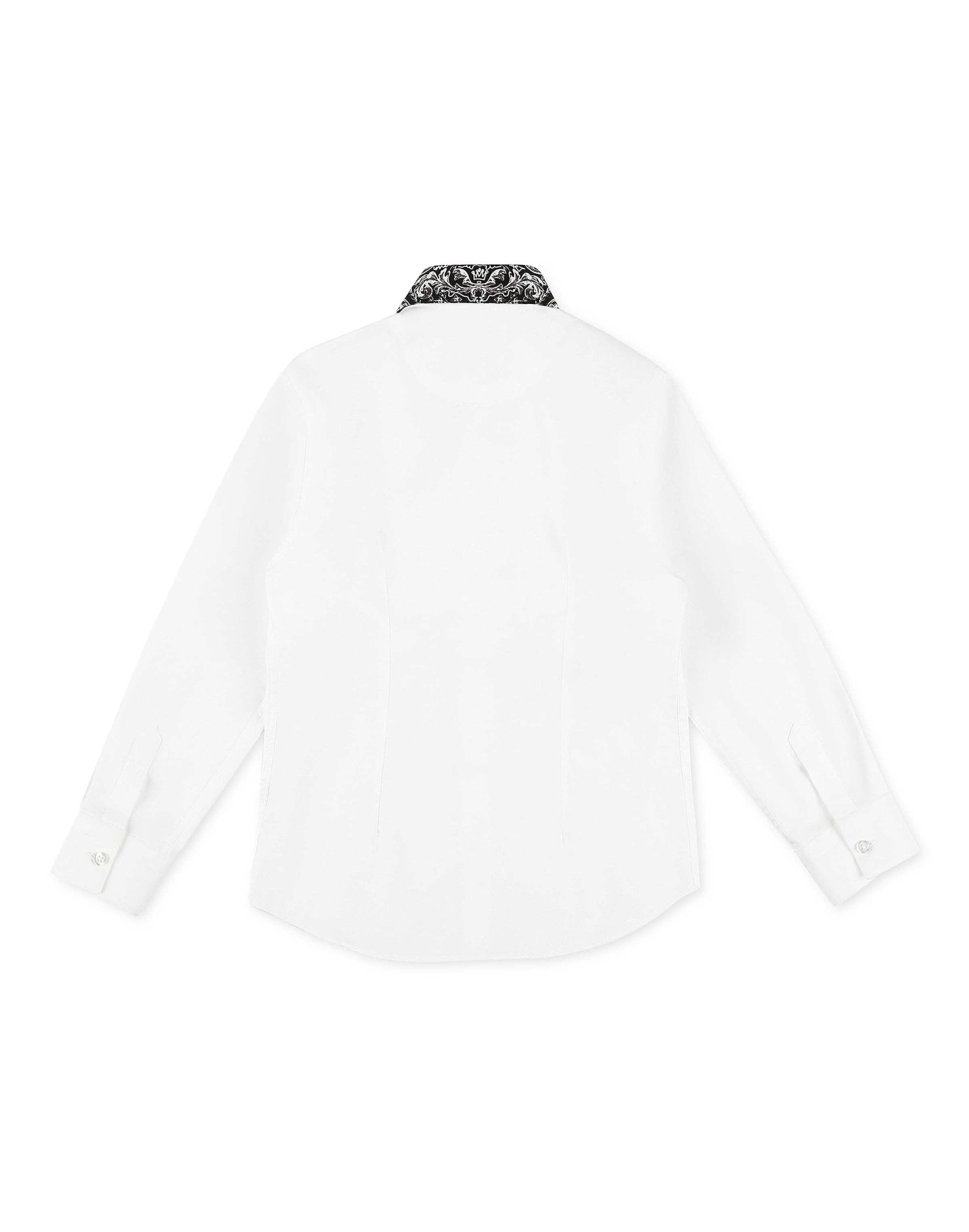 Philipp Plein Regular fit Button up shirt 'New Baroque' in White