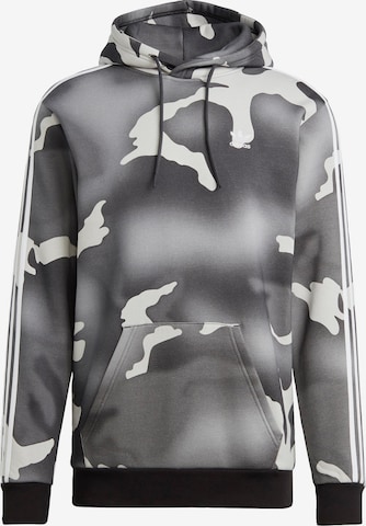 ADIDAS ORIGINALS Sweatshirt 'Graphics Camo Allover Print' in Black: front