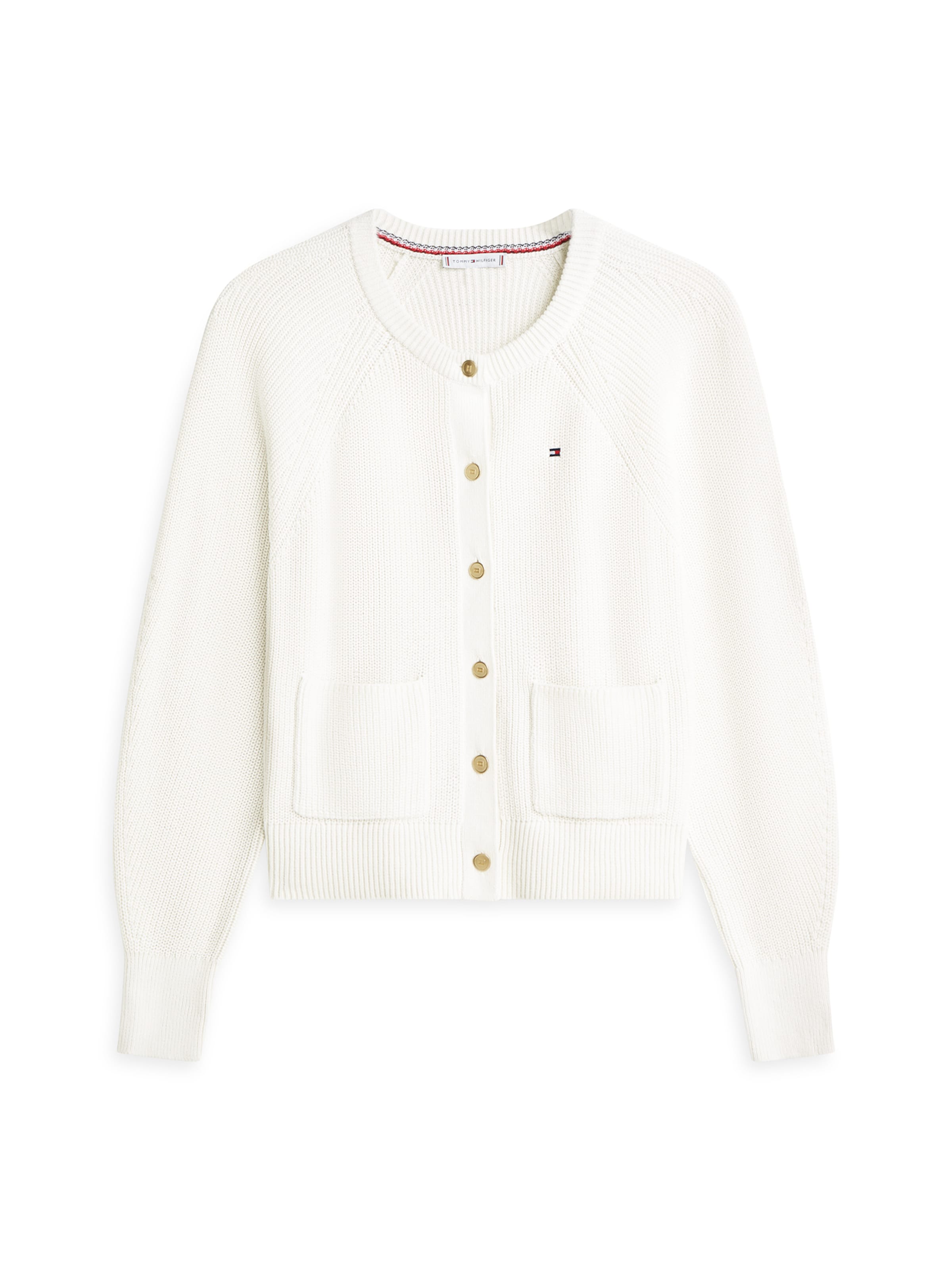 TOMMY HILFIGER Kampsun, värv valge: eest vaates