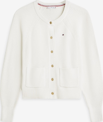 TOMMY HILFIGER Kardigán - Biela: predná strana