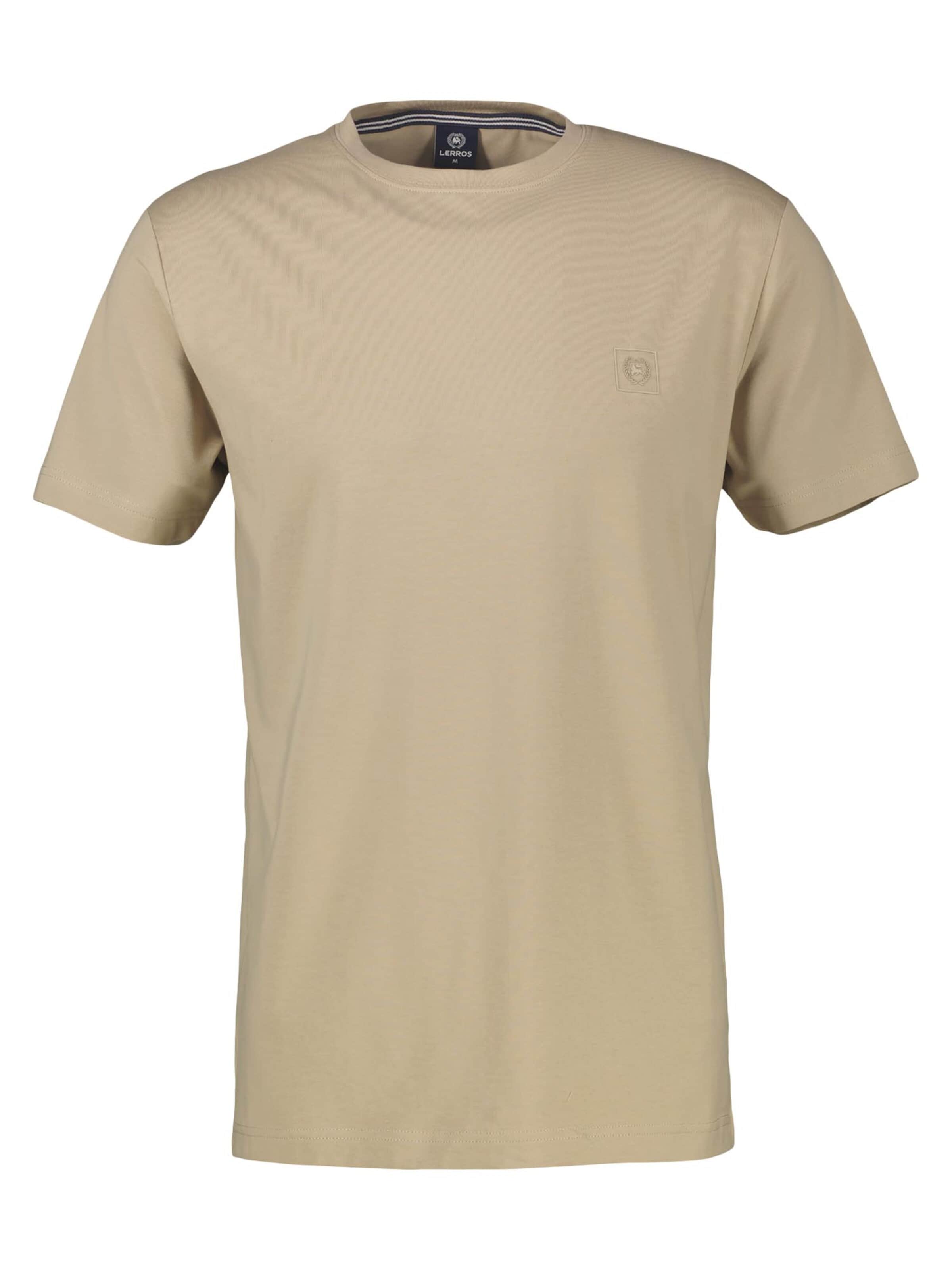 LERROS T-Shirt 'Basic' in Beige: Vorderseite