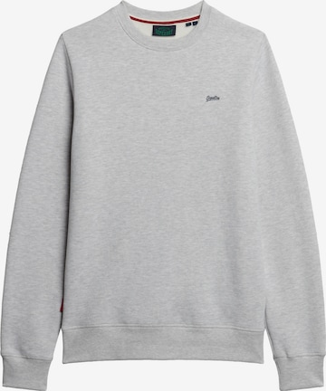 Superdry Sweatshirt 'Essential' in Grau: predná strana