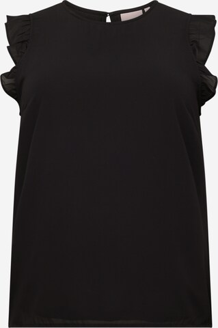 ONLY Carmakoma Blouse 'ANN STAR' in Black: front