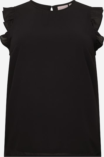 ONLY Carmakoma Blouse 'ANN STAR' in de kleur Zwart, Productweergave