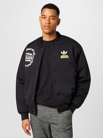 Veste mi-saison 'Graphics Unite ' ADIDAS ORIGINALS en noir : devant