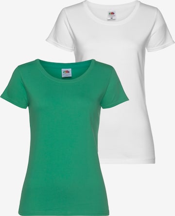 FRUIT OF THE LOOM Shirt in Green: front