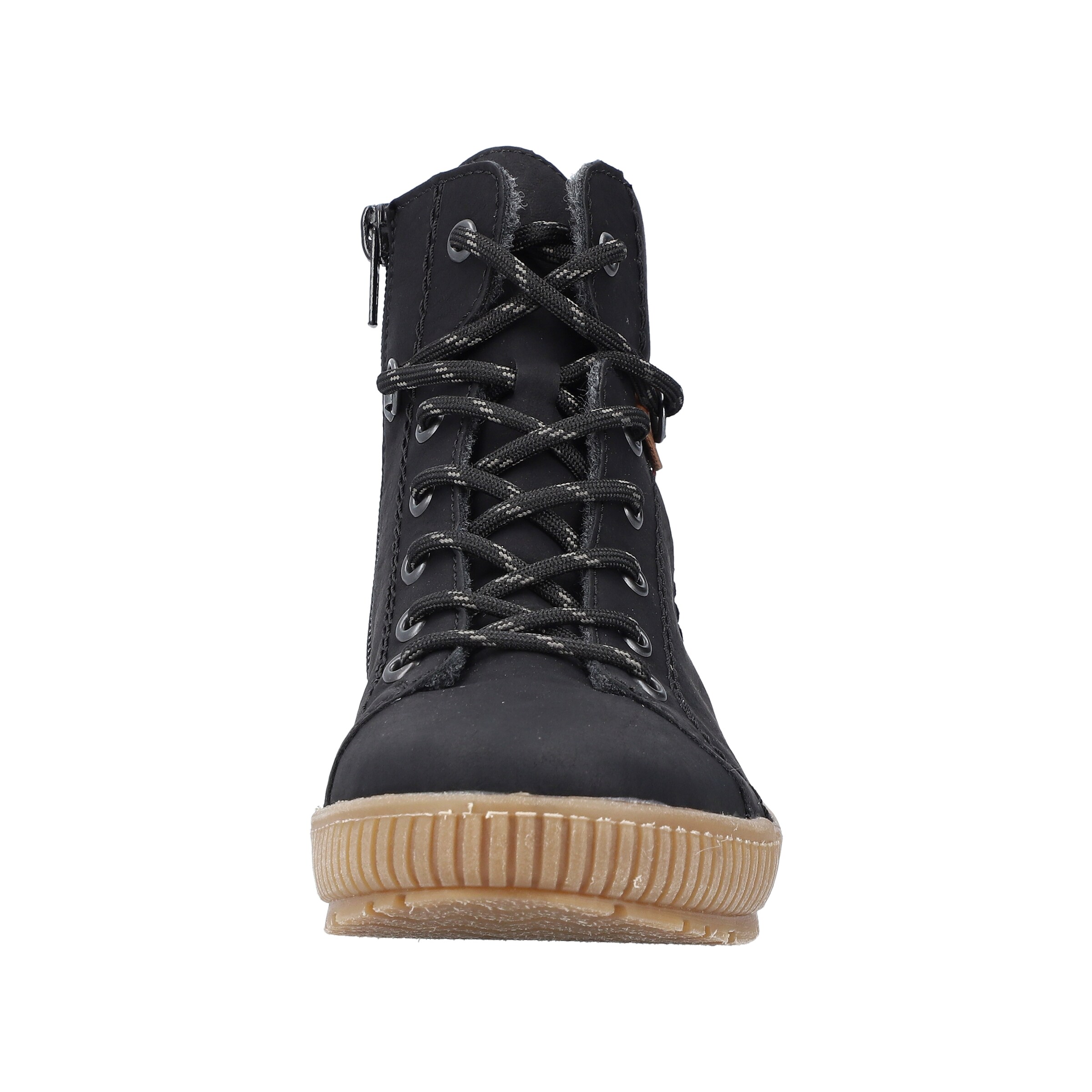 Rieker Schnürstiefelette in Schwarz