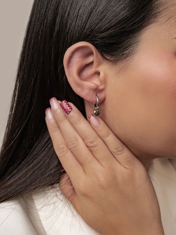 Hey Happiness - Pendientes 'Heart Beat' en plata