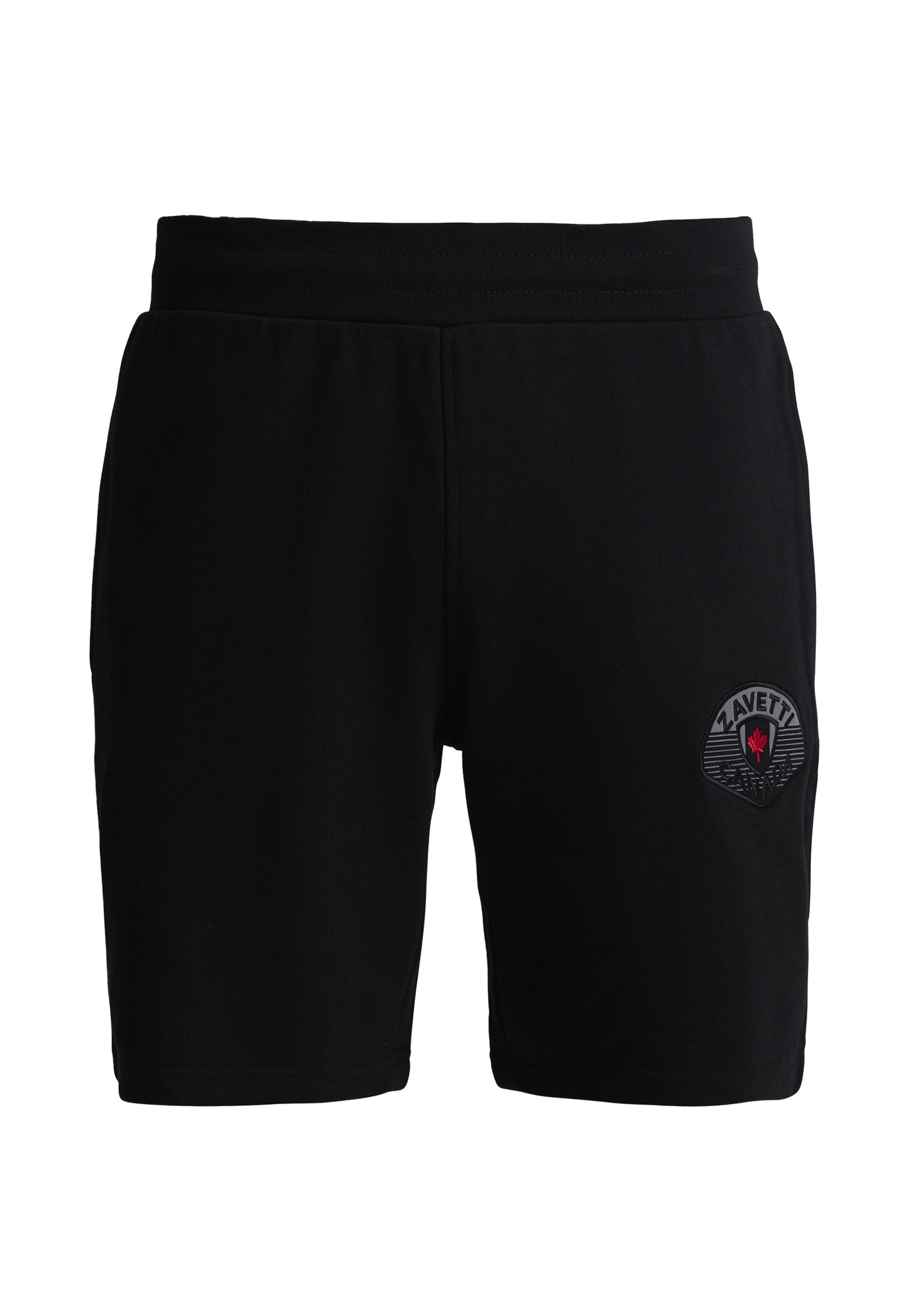 Zavetti Canada Regular Shorts 'Botticini Compatto' in Schwarz: Vorderseite