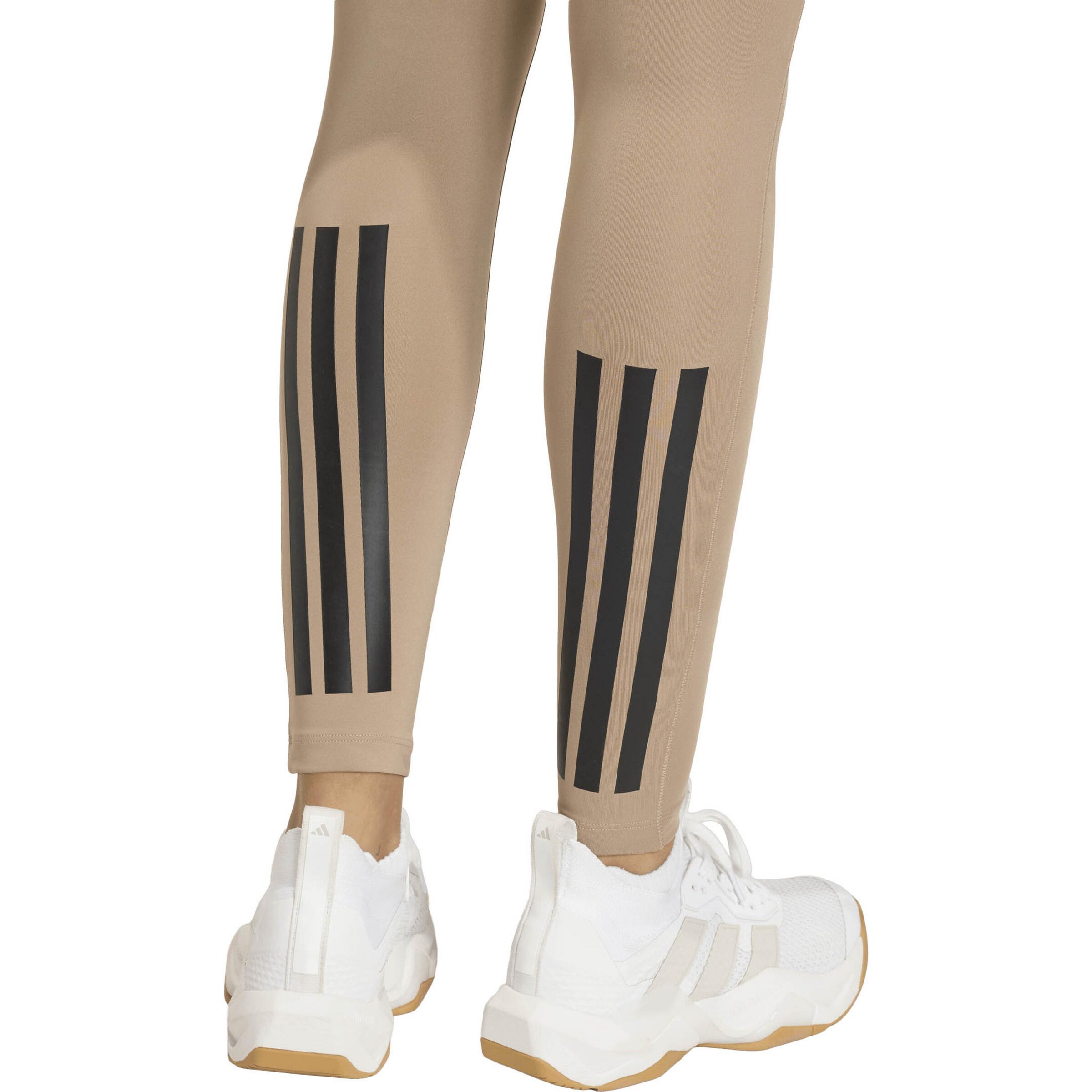 ADIDAS PERFORMANCE Skinny Workout Pants 'Hyg' in Beige