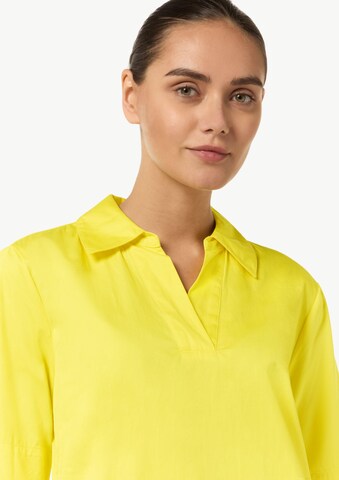 COMMA Blusenkleid in Gelb