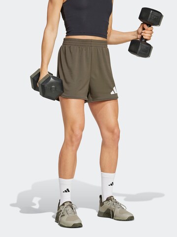 ADIDAS PERFORMANCE Regular Sportshorts 'Essentials' in Grün